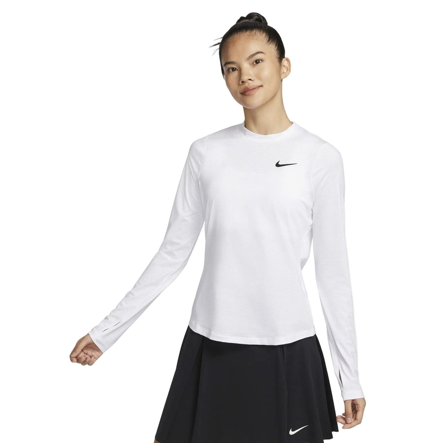 Nike Ladies Dri-FIT UV Victory Long-Sleeve Print Golf Top