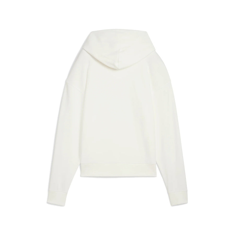 Puma Ladies Cloudspun Fleece Hoodie - White