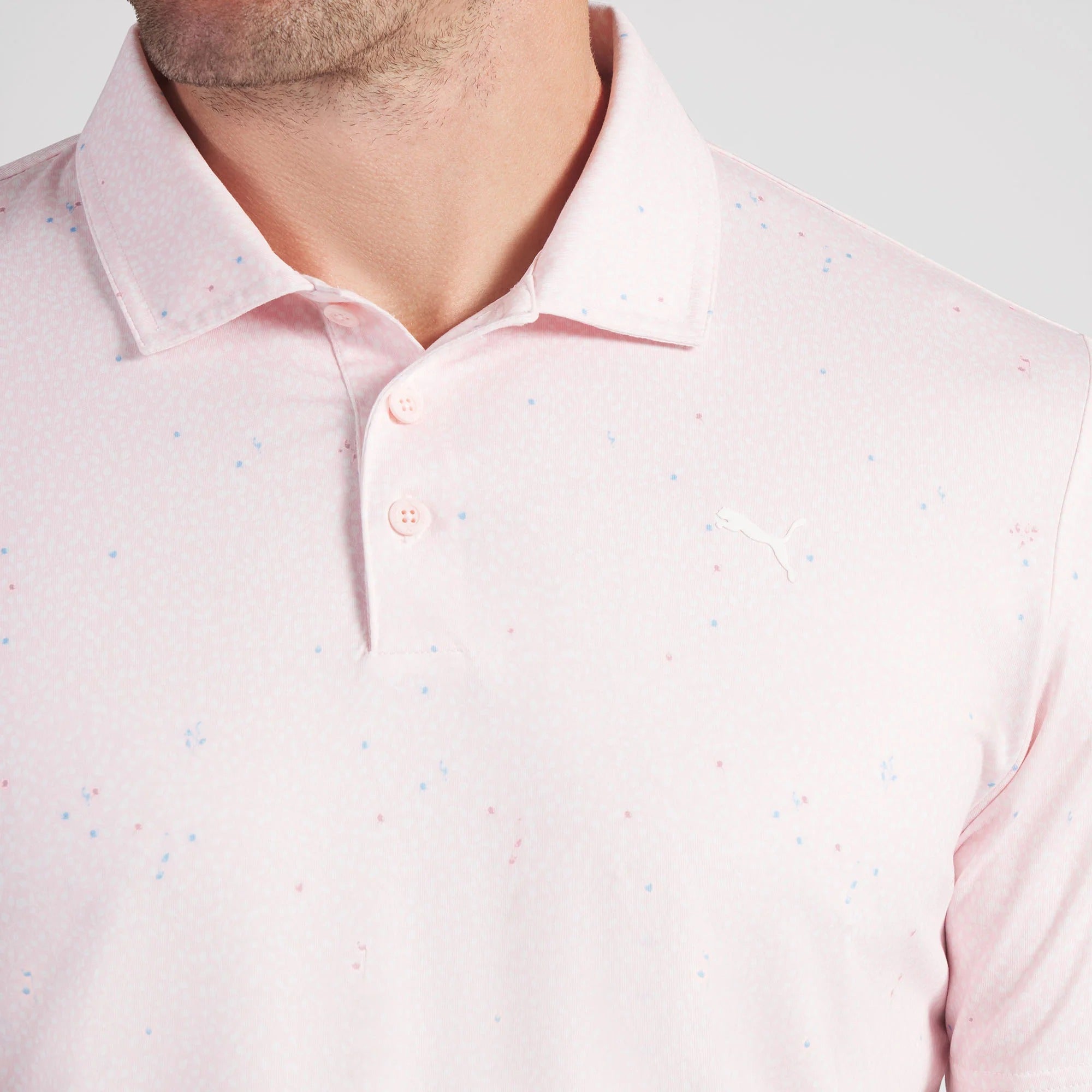 Puma CLOUDSPUN Posy LC Golf Polo - Rose