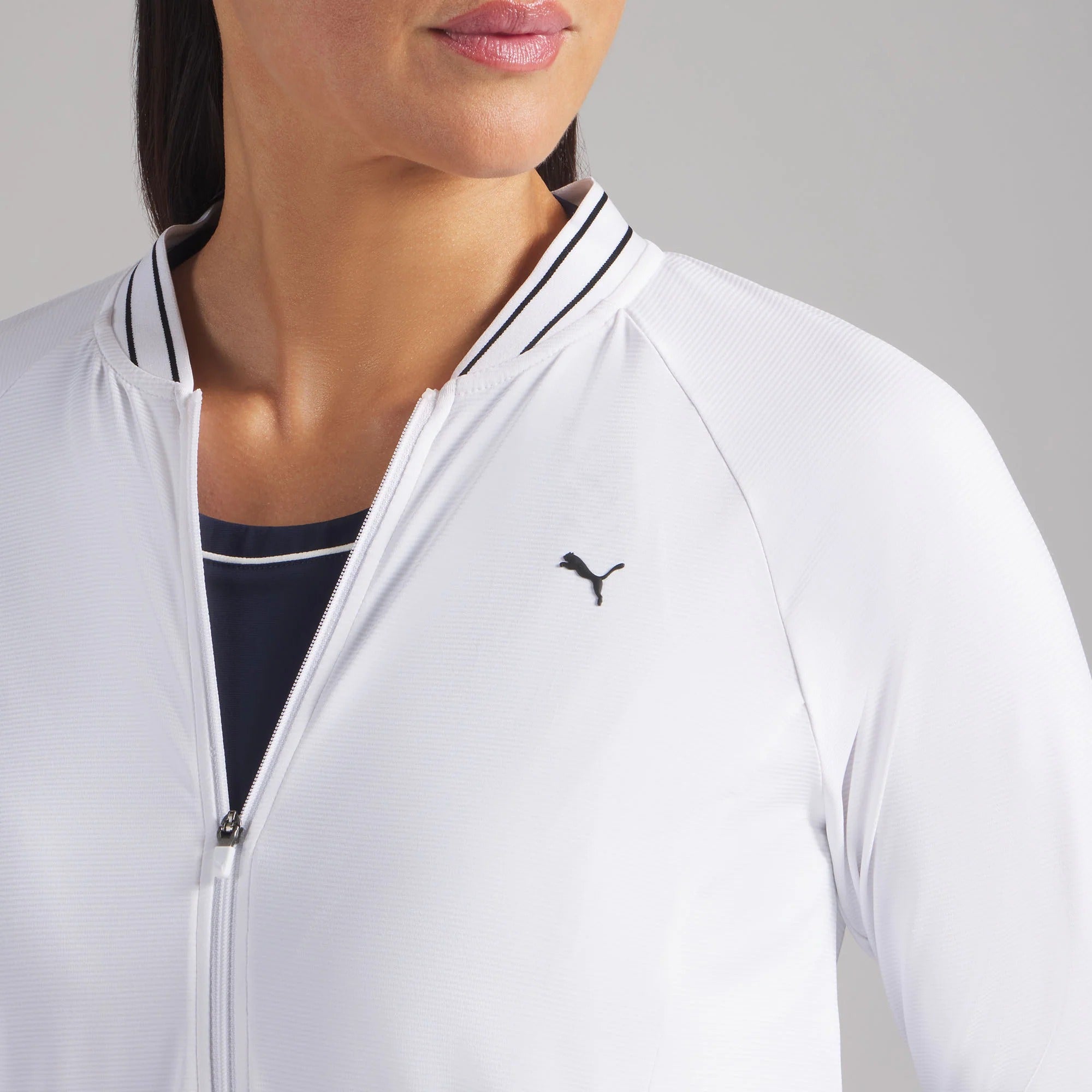 Puma Ladies UV Sport Golf Jacket - White
