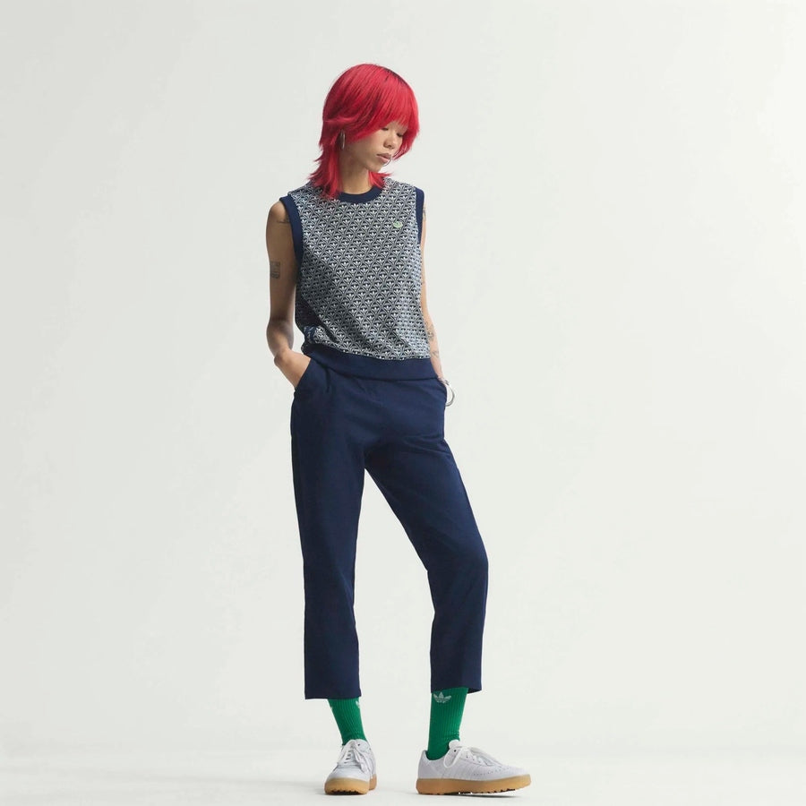 Adidas Ladies Originals All Over Vest - Navy
