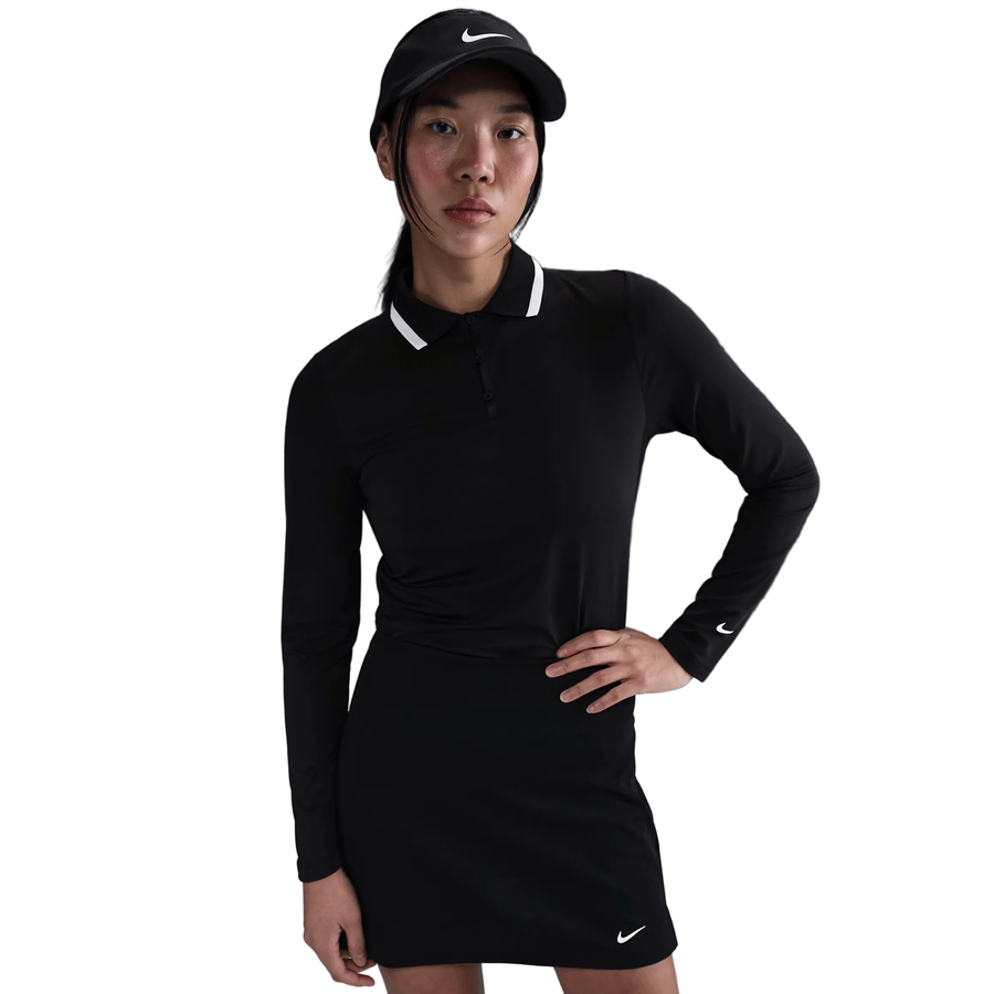 Nike Ladies Tour Dri-FIT UV Long-Sleeve Golf Polo