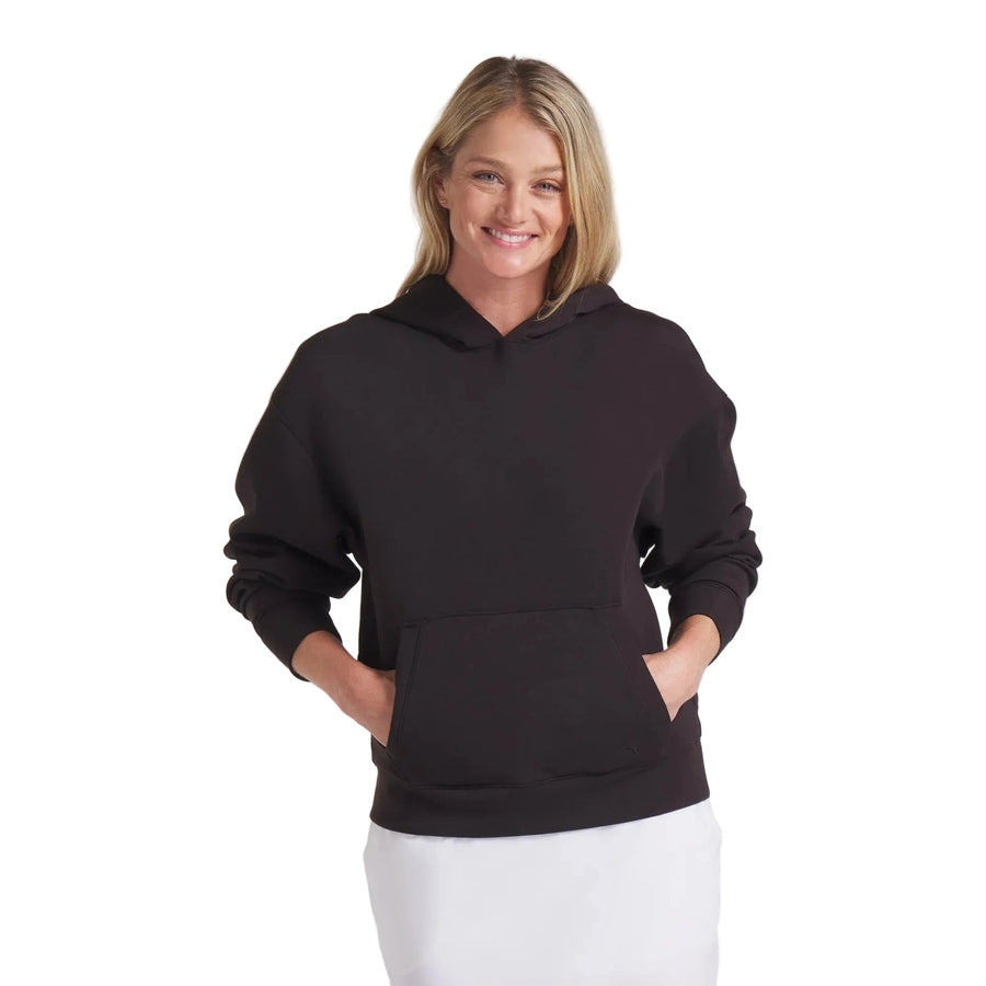 Puma Ladies Cloudspun Fleece Hoodie - Black