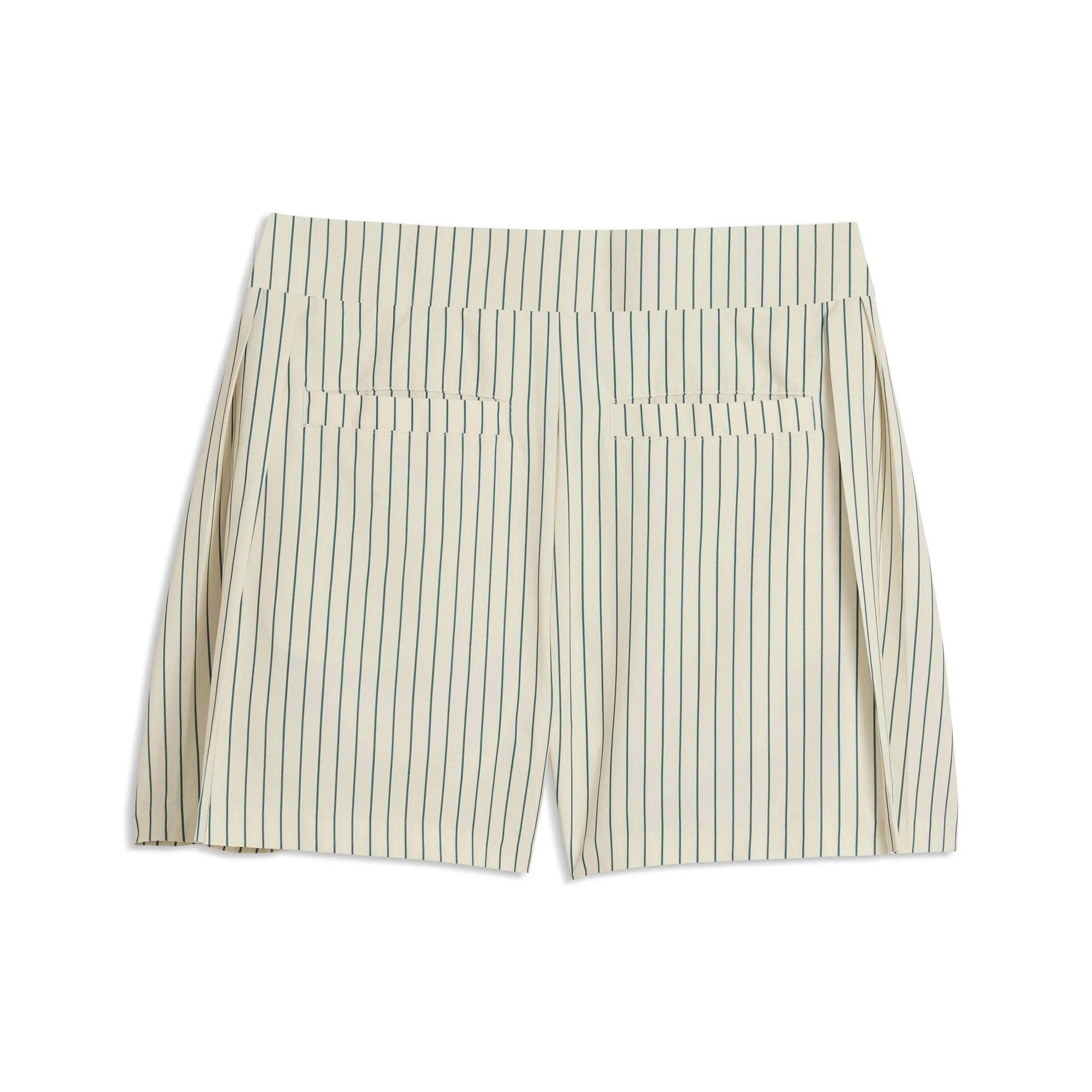 Puma Ladies AP Pinstripe Golf Shorts - Off White