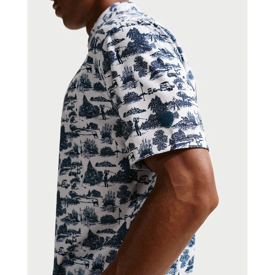 Nike Dri-FIT Toile Short-Sleeve Golf Polo