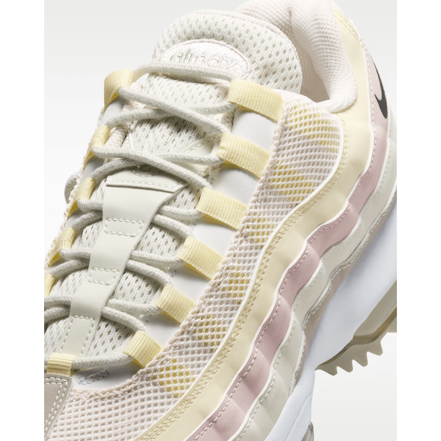 Chaussures de golf Nike Air Max '95 G sans crampons - beige