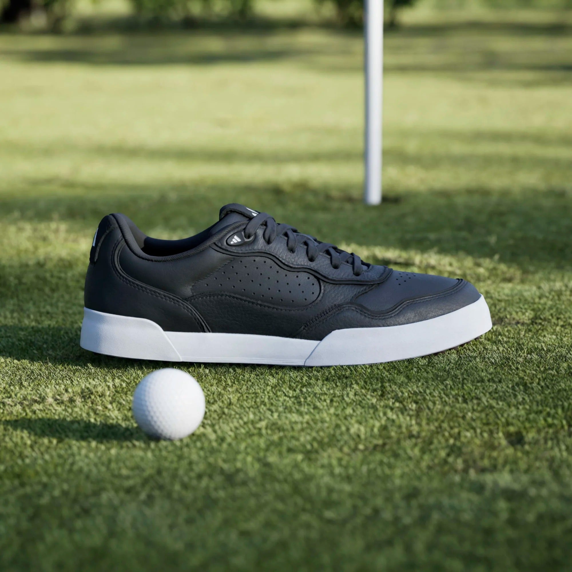 Adidas Retrocross 25 Spikeless Golf Shoes - Black/White