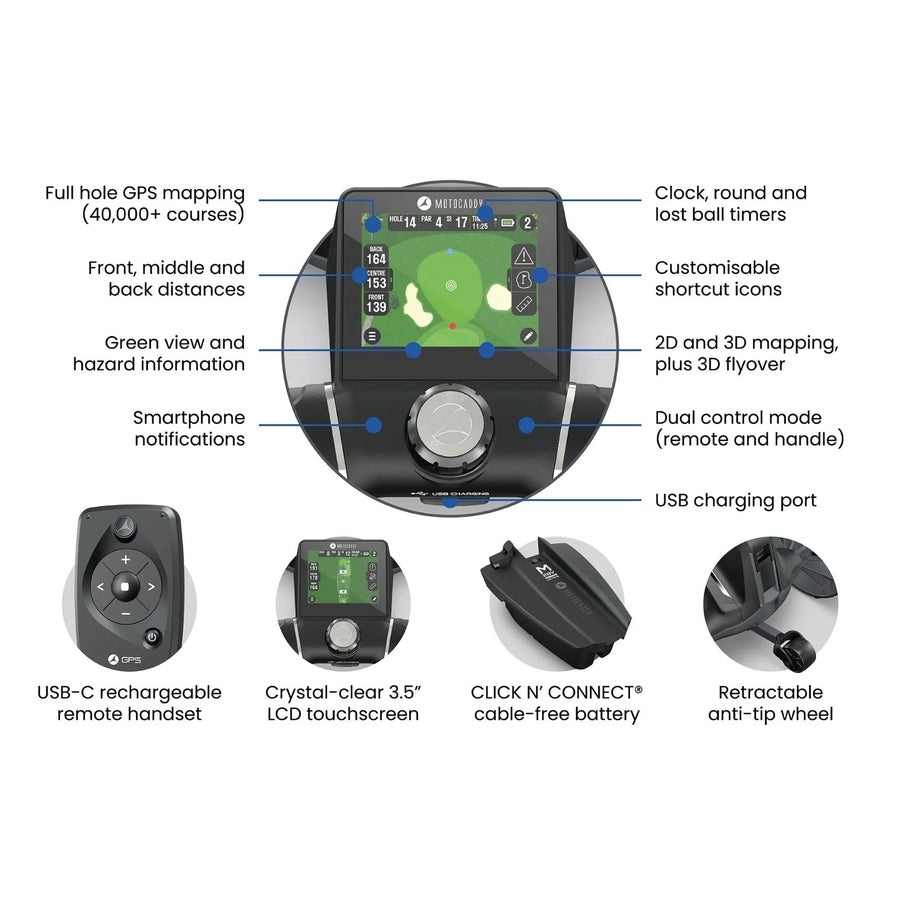 Motocaddy M7 GPS chariot électrique télécommandé 2026