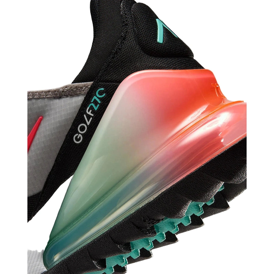 Chaussures de golf Nike Air Max 270 G sans crampons - gris