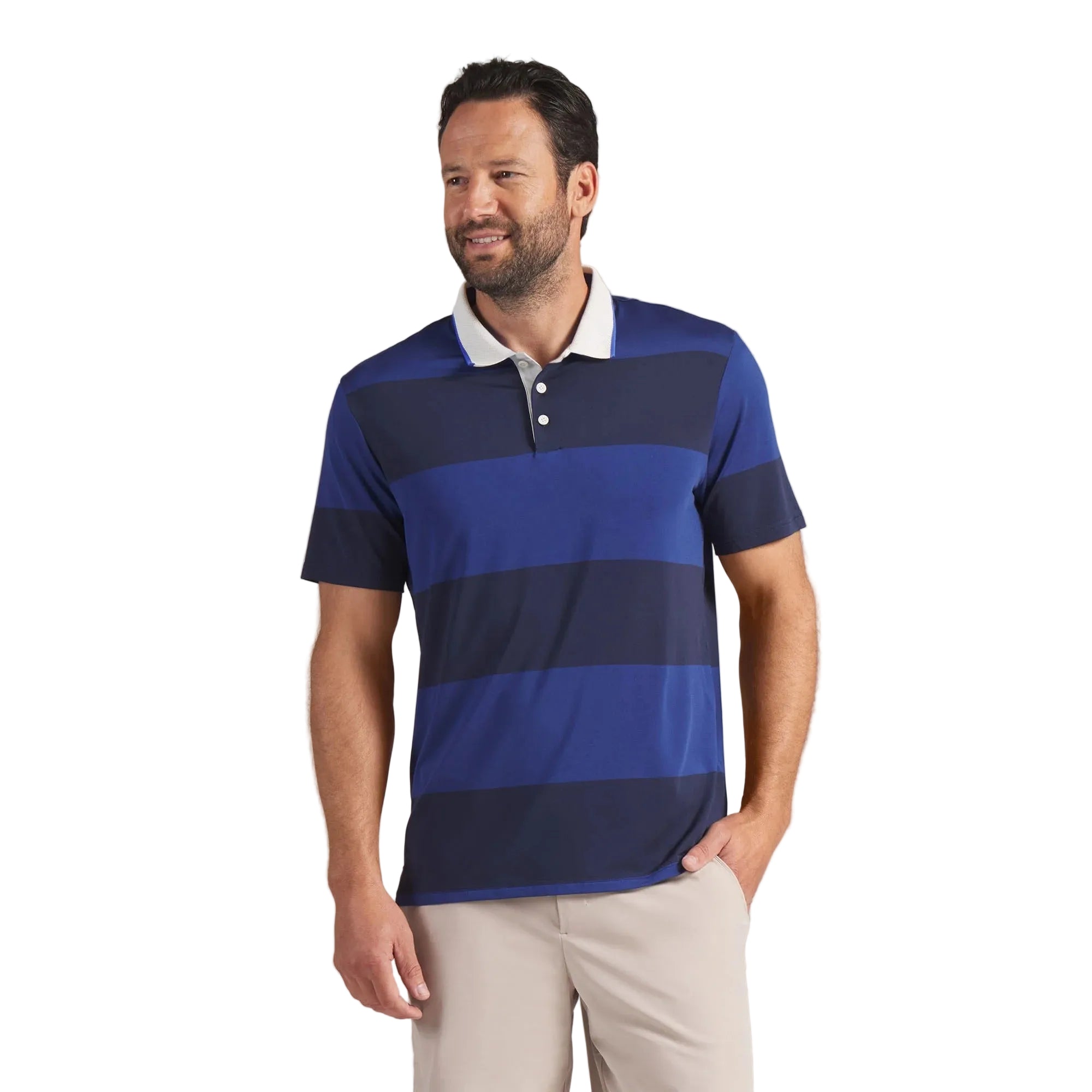 Puma CLOUDSPUN Rugby BN Golf Polo - Navy/Blue