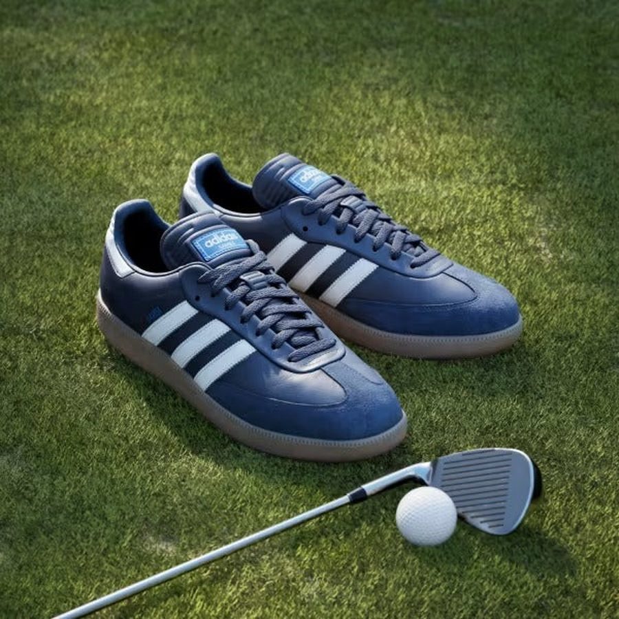 adidas Samba golf ホワイト/グレー/ネイビー adidas Samba golf ホワイト/グレー/ネイビー