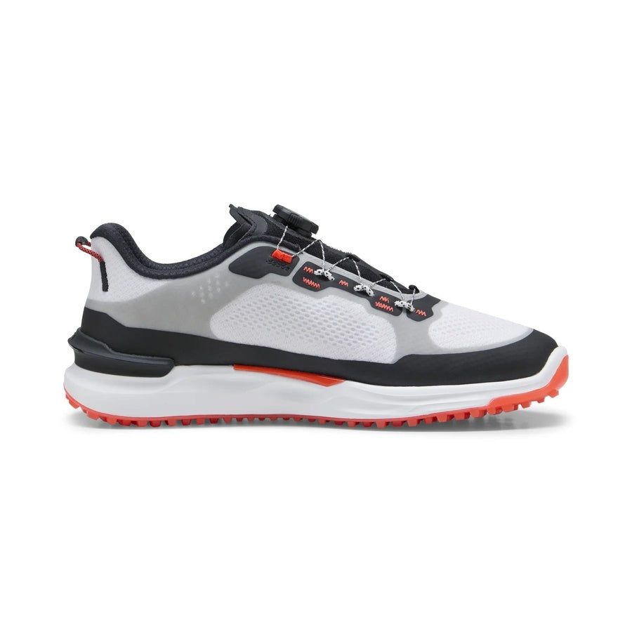 Puma Ignite Elevate 2 Disc Spikeless Golf Shoes - White/Black