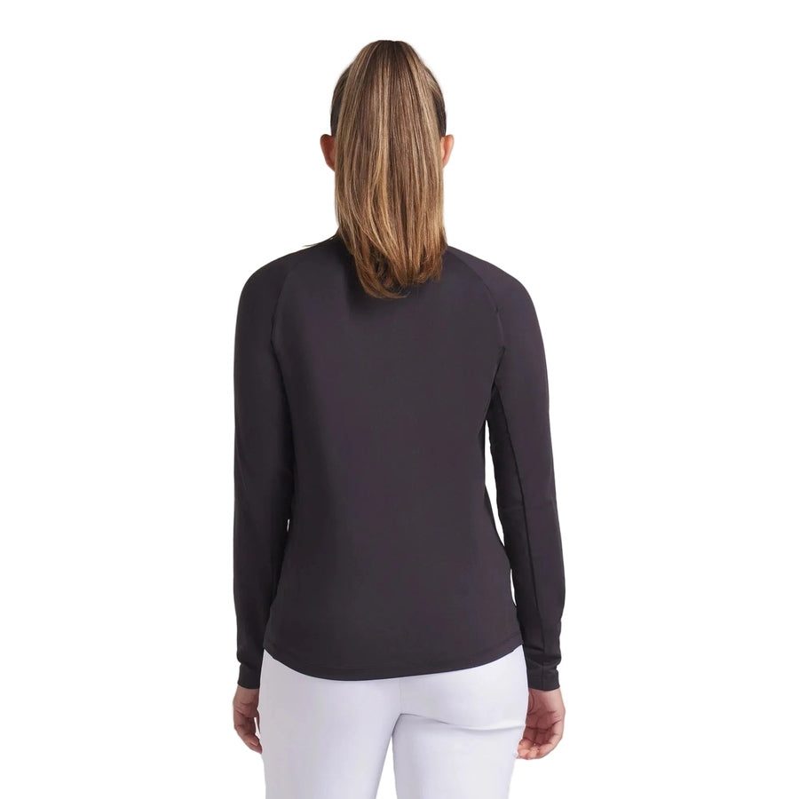 Puma Ladies Pure 2.0 1/4 Zip Pullover - Black
