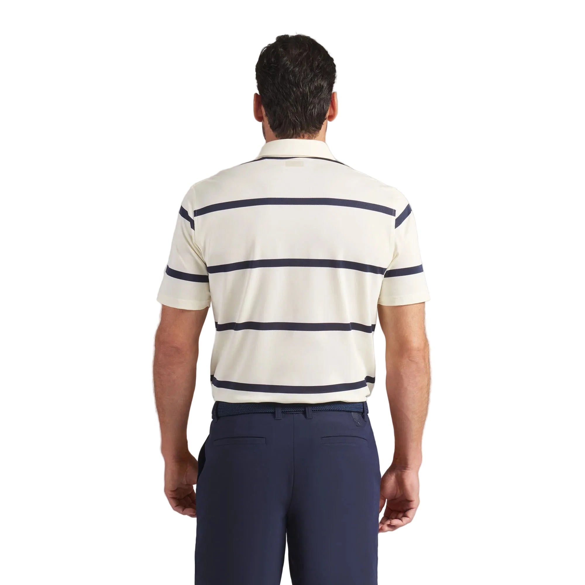 Puma x AP Pique Stripe Golf Polo - Yellow