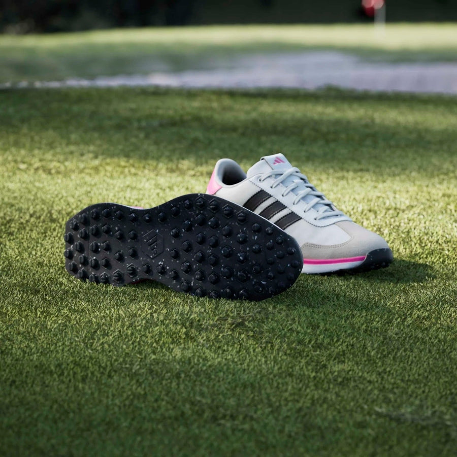 Adidas Ladies S2G 26 Textile Spikeless Golf Shoes - White/Black/Pink
