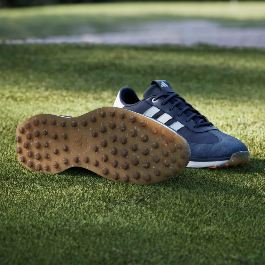 Adidas S2G 26 Textile Spikeless Golf Shoes - Navy/White