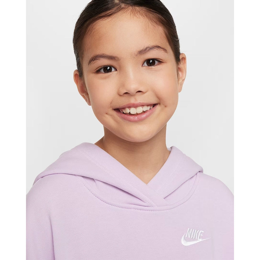 Sweat à capuche oversize à enfiler Nike Sportswear Club Fleece pour fille