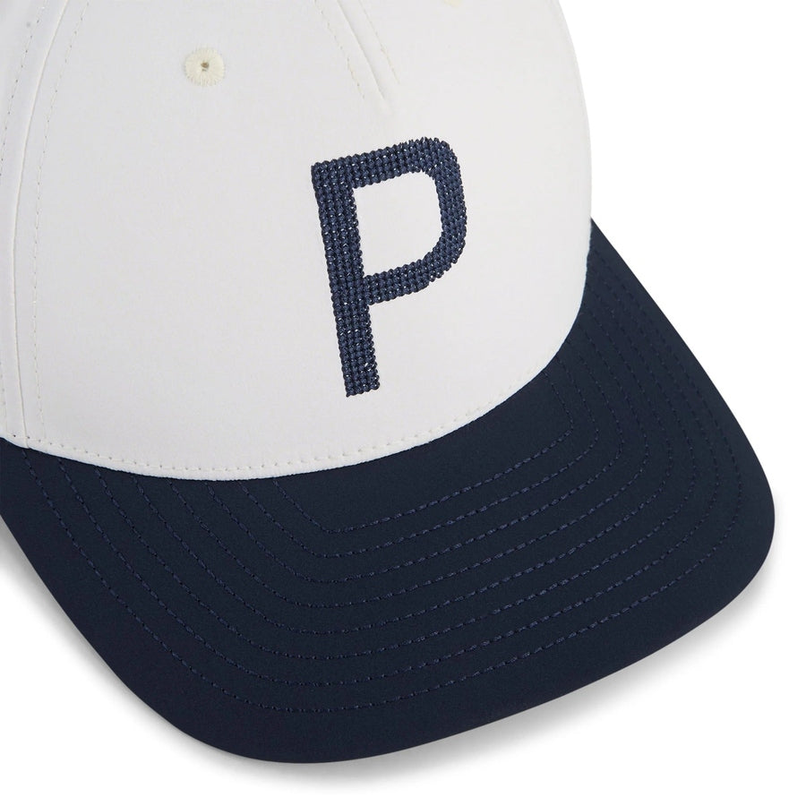 Puma Crafted P Golf Cap - White/Navy