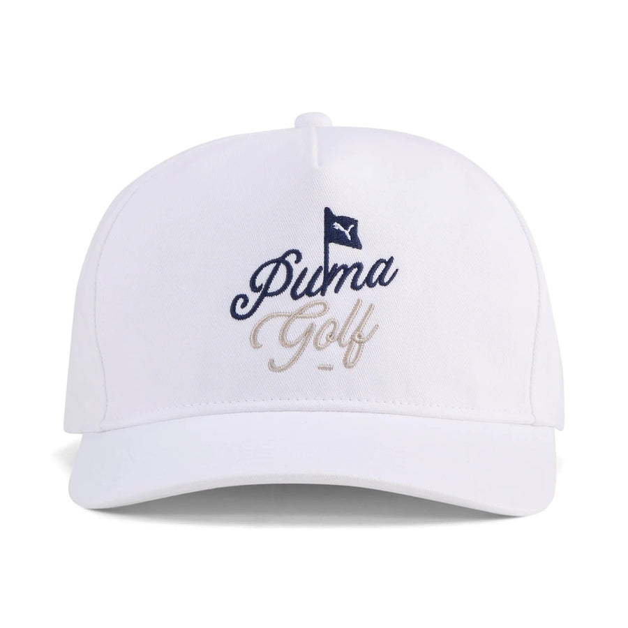 Puma Golf Flagstick Snapback Cap - White