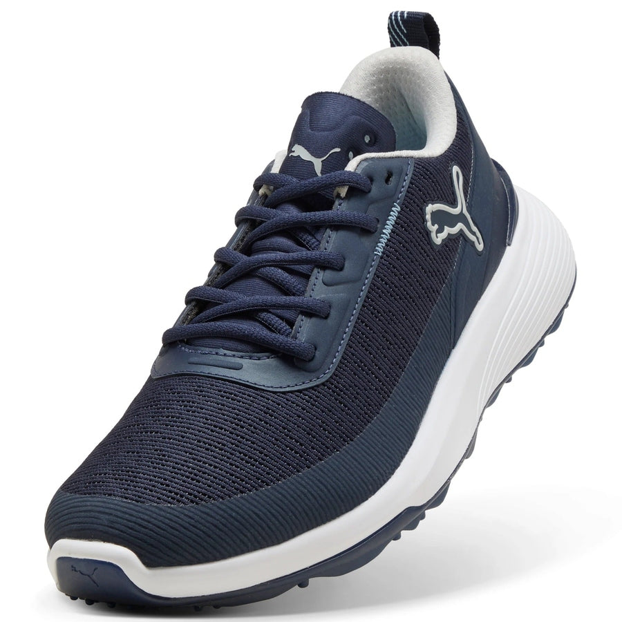 Puma Gruve Sport Spikeless Golf Shoes - Deep Navy/Ash Gray