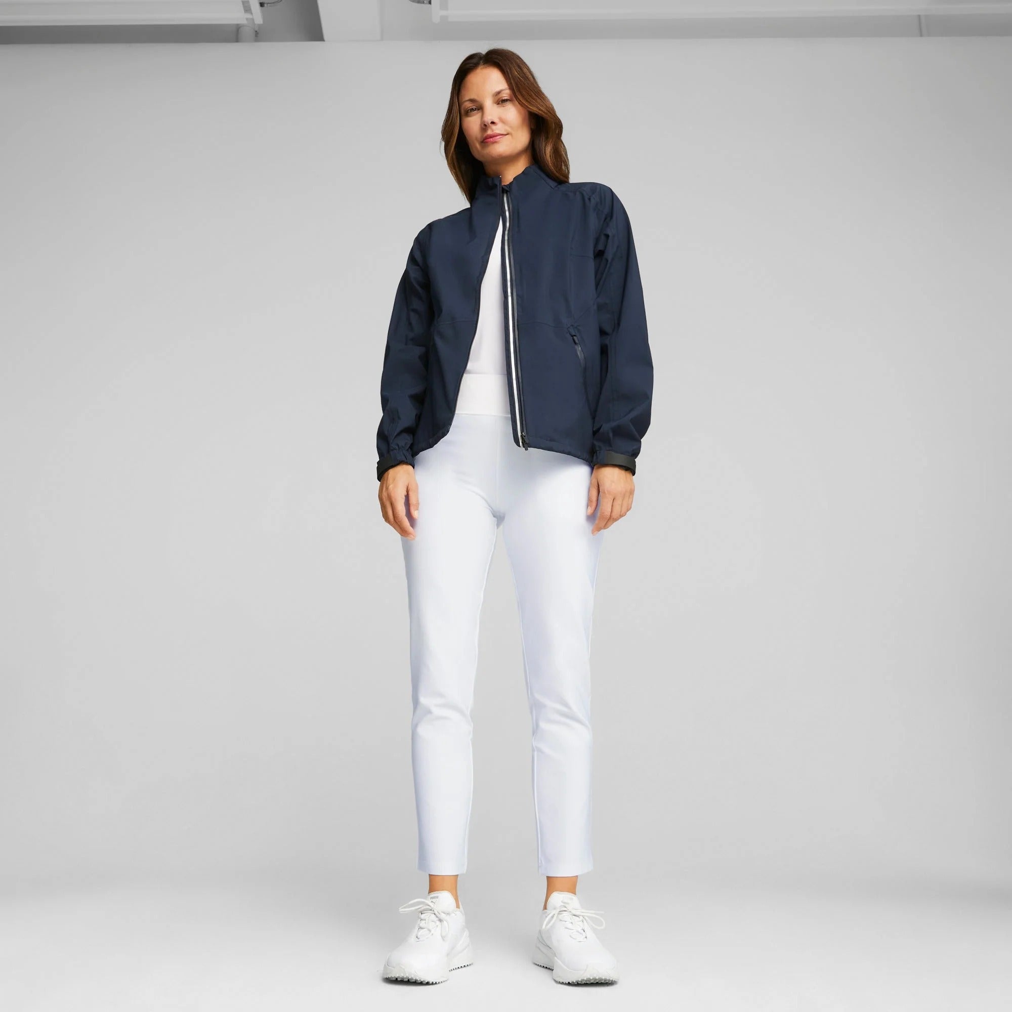 Puma Ladies DRYLBL Rain Golf Jacket - Navy