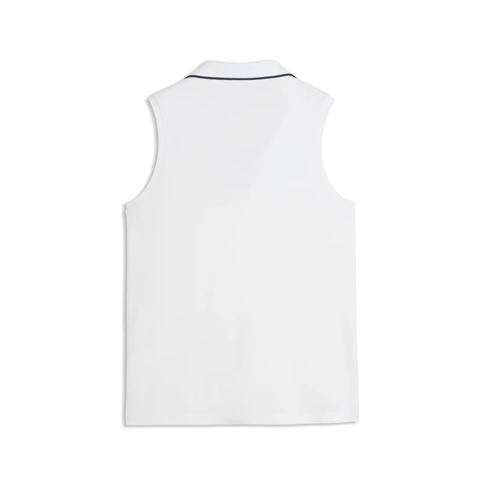 Puma Ladies CLOUDSPUN Essential Sleeveless Golf Polo - White