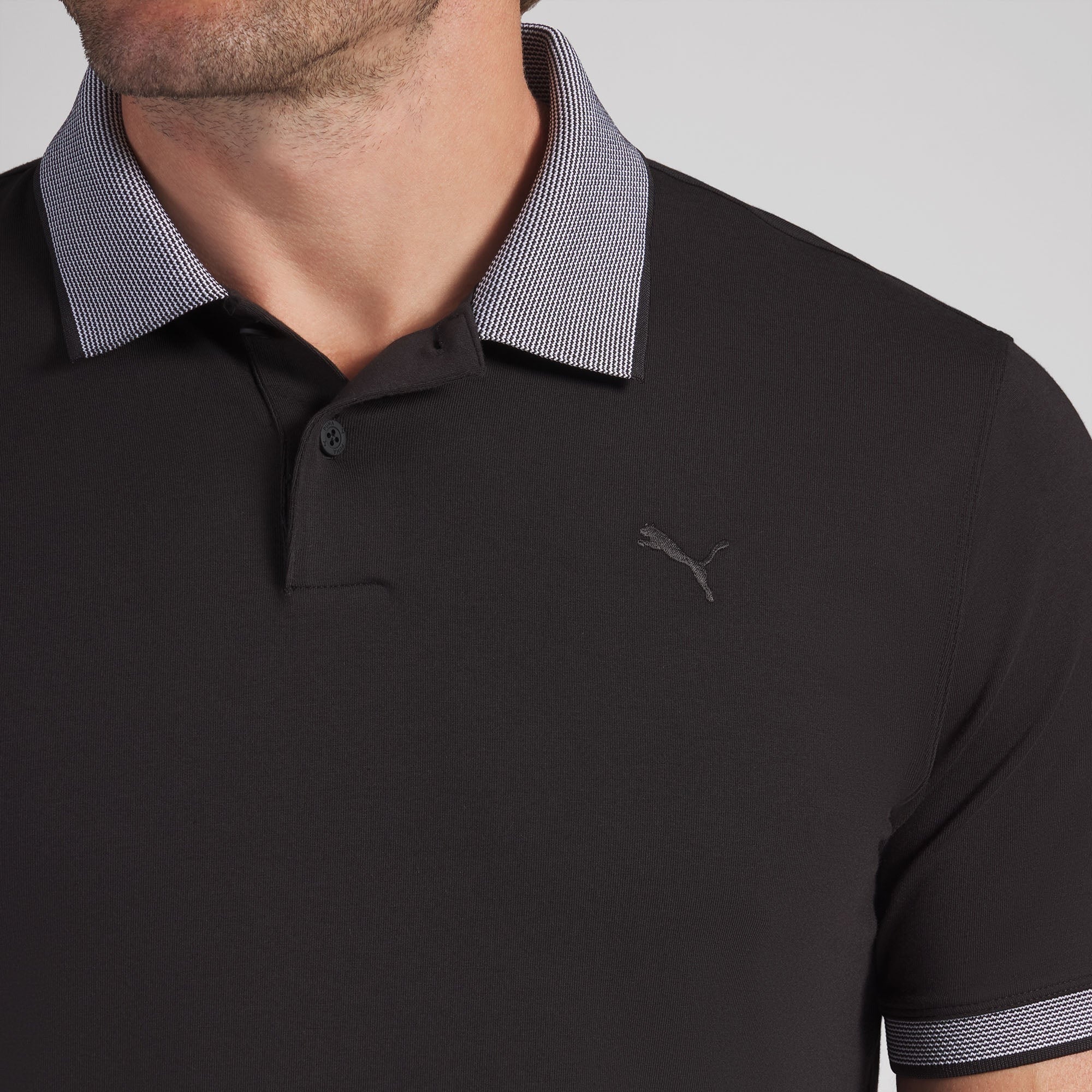 Puma Modalon Crafted LC Golf Polo - Black