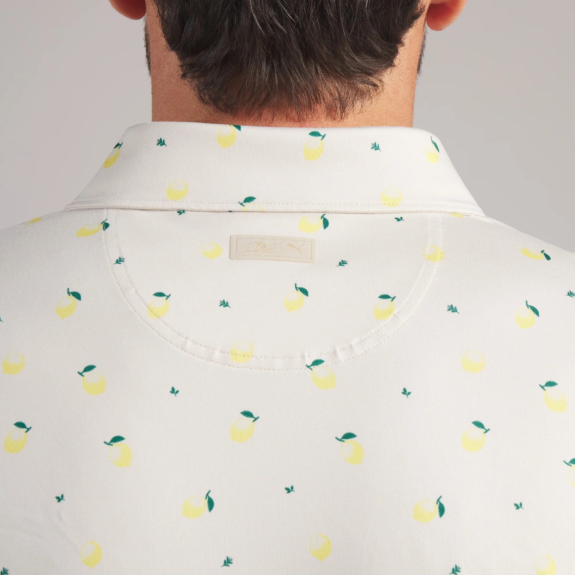 Puma x AP CLOUDSPUN Lemon Golf Polo - Off White