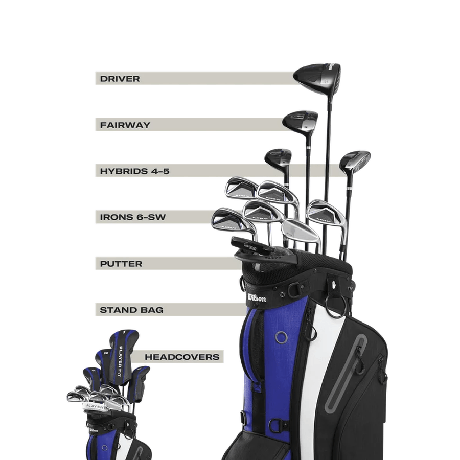 Ensemble complet Wilson PlayerFit en acier avec sac trépied