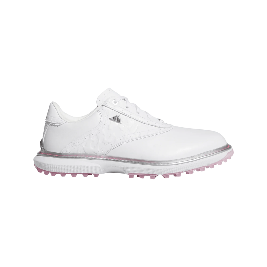 Adidas Ladies MC70 Spikeless Golf Shoes - White/Pink