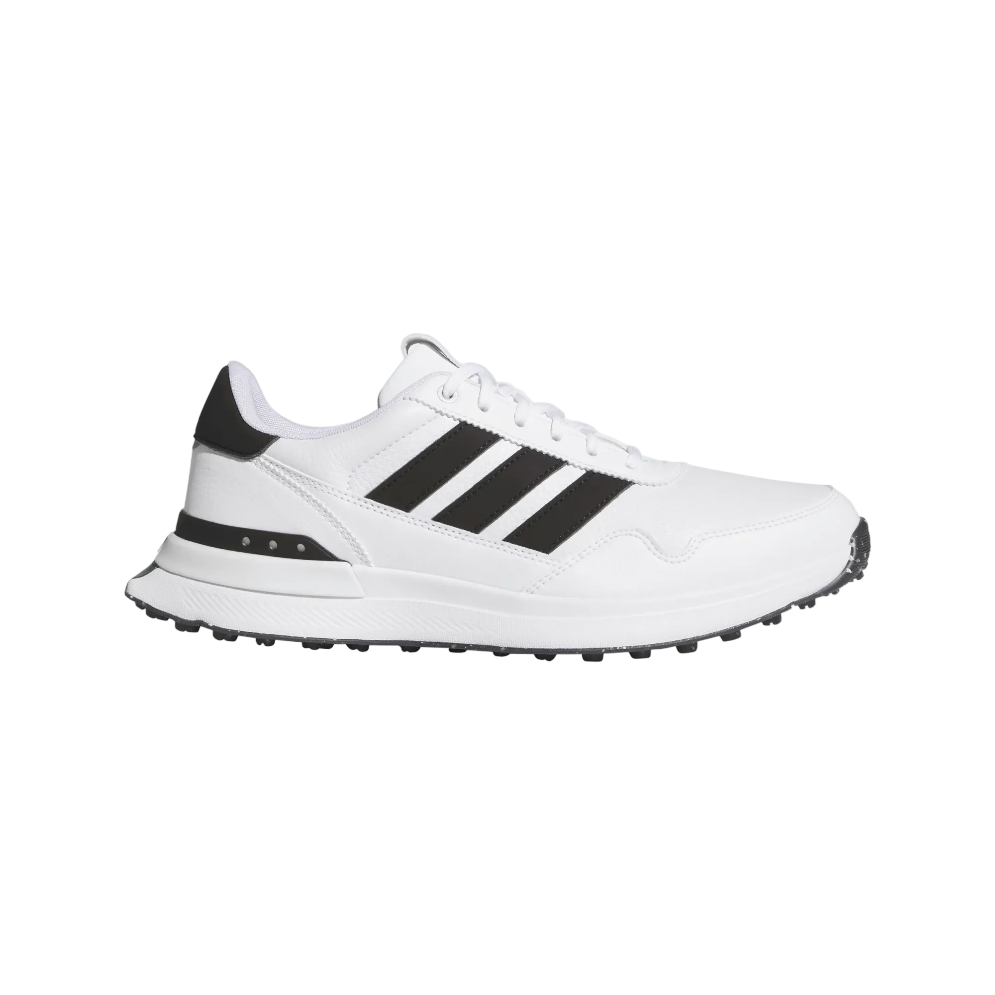 Adidas S2G 26 Leather Spikeless Golf Shoes - White/Black