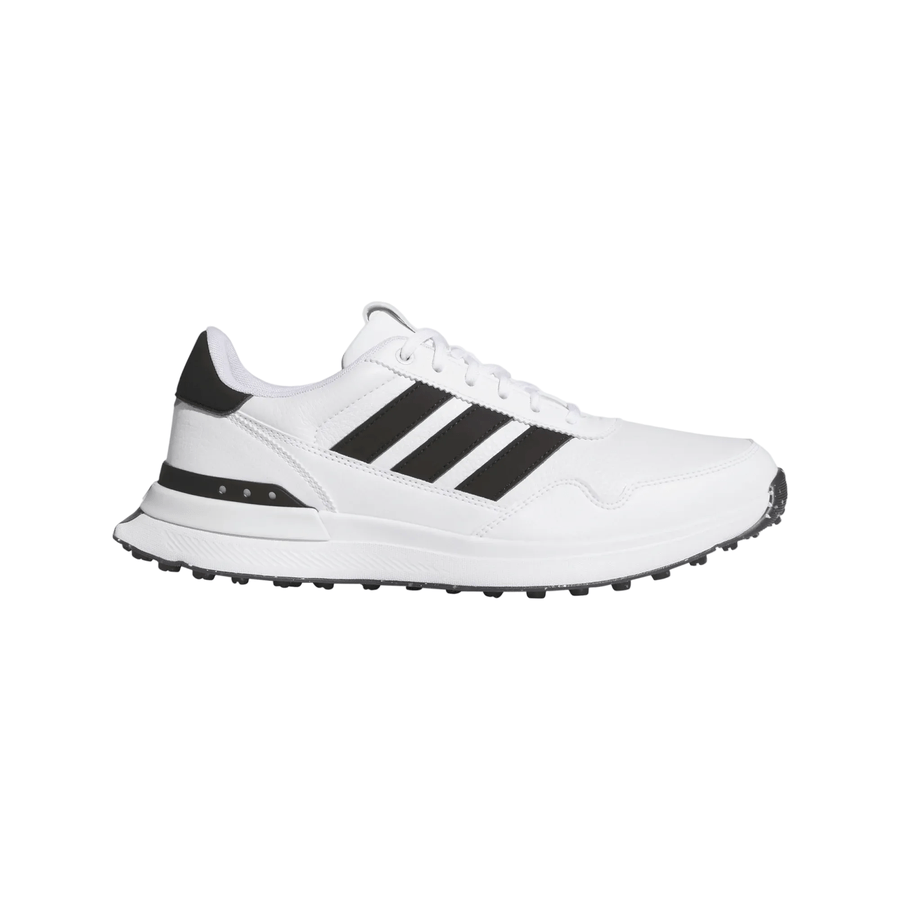 Adidas S2G 26 Leather Spikeless Golf Shoes - White/Black