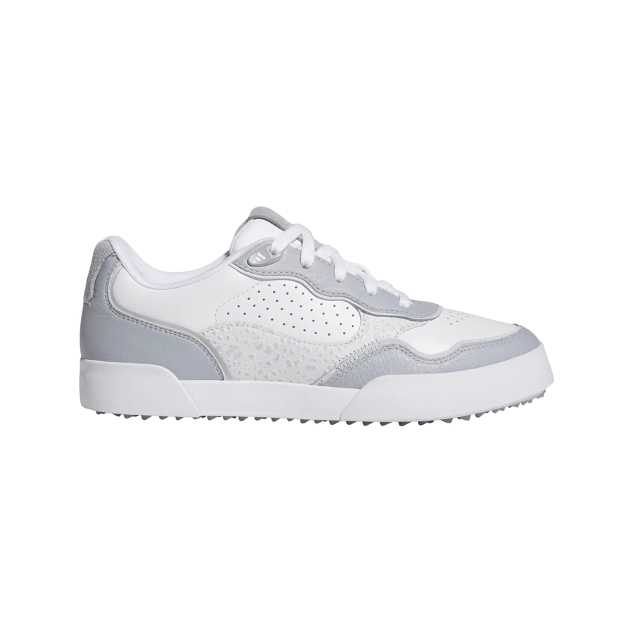 Adidas Ladies Retrocross 25 Spikeless Golf Shoes - White/Silver