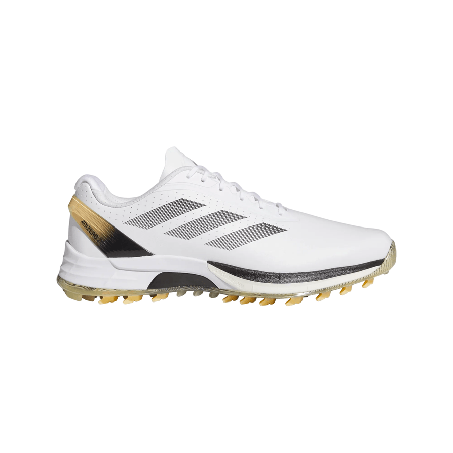Adidas Adizero ZG Spikeless Golf Shoes - White/Yellow