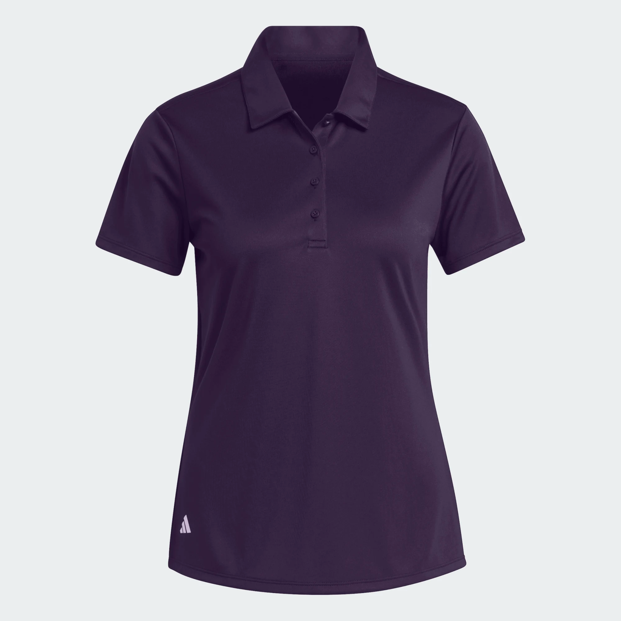 Adidas Ladies Solid Performance Short Sleeve Golf Polo
