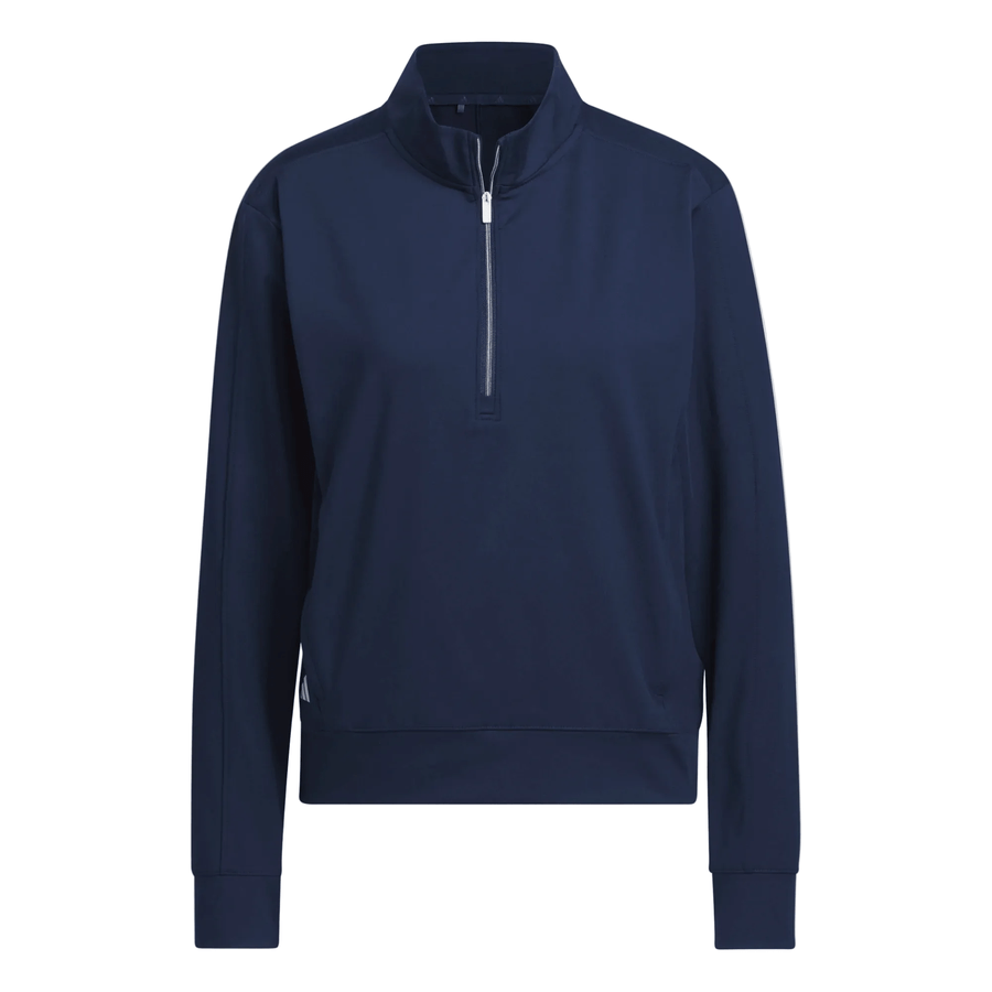 Adidas Ladies Ultimate365 Quarter-Zip Jacket - Navy