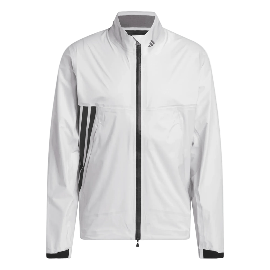 Adidas Climaproof+ Full-Zip Golf Rain Jacket - Grey