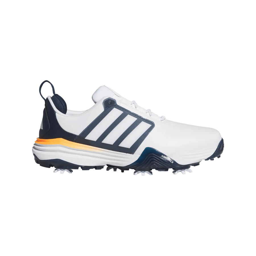 Adidas Adipower 26 Golf Shoes - White/Navy/Orange