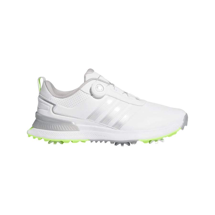 Adidas R2G BOA Golf Shoes - White/Lime