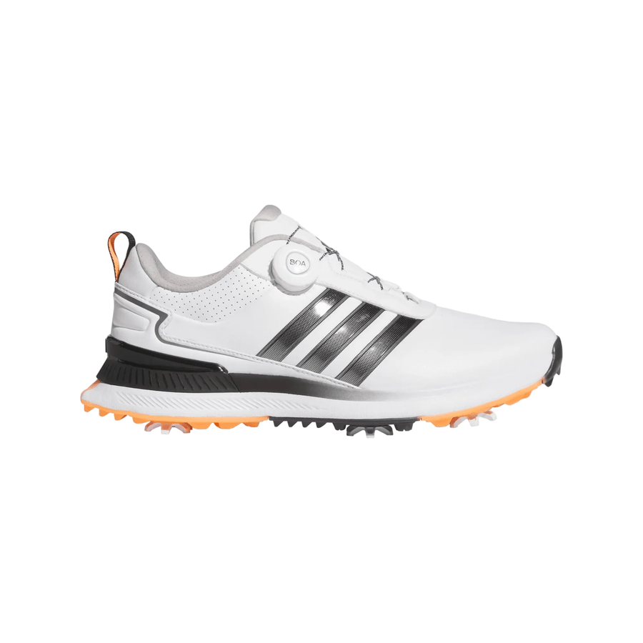 Adidas R2G BOA Golf Shoes - White/Black