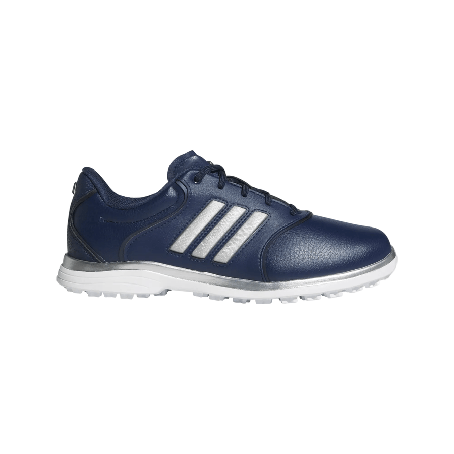 Adidas Ladies Alphaflex Zoysia Spikeless Golf Shoes - Navy/Silver