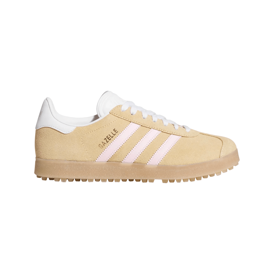 Adidas Ladies Gazelle Spikeless Golf Shoes - Orange/Pink
