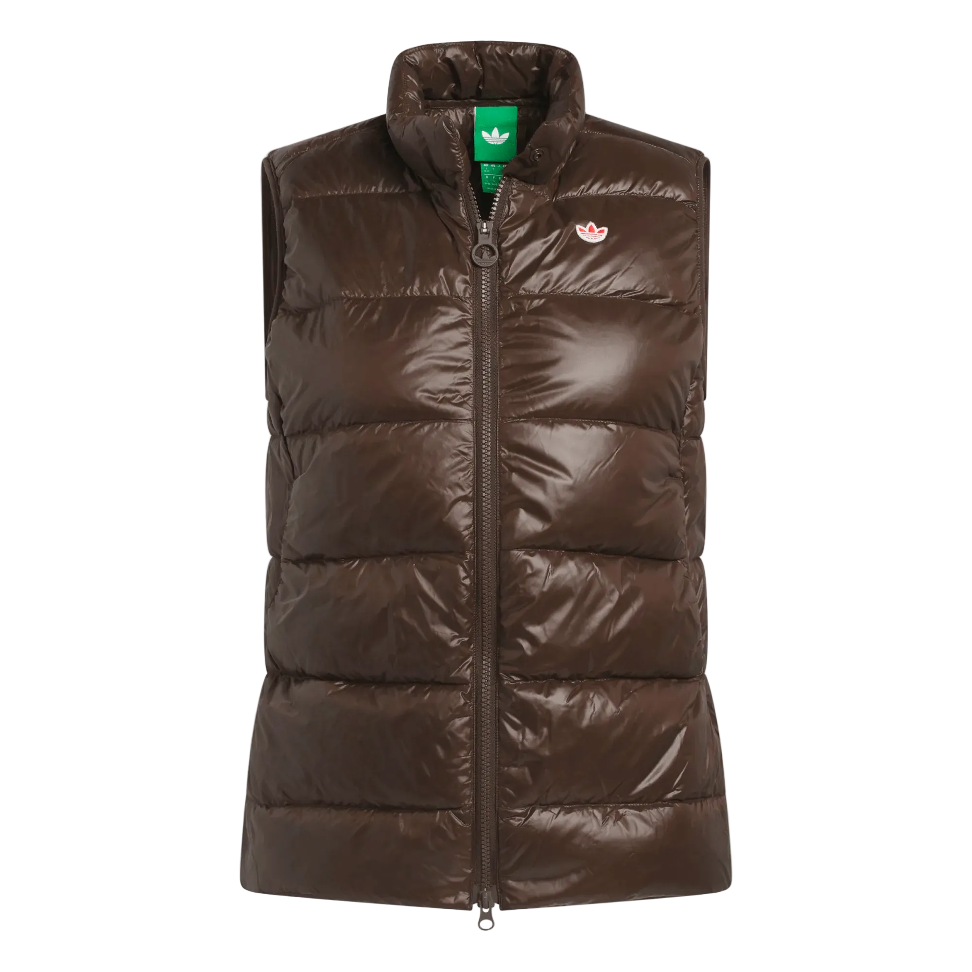 Adidas Ladies Originals Down Vest - Brown