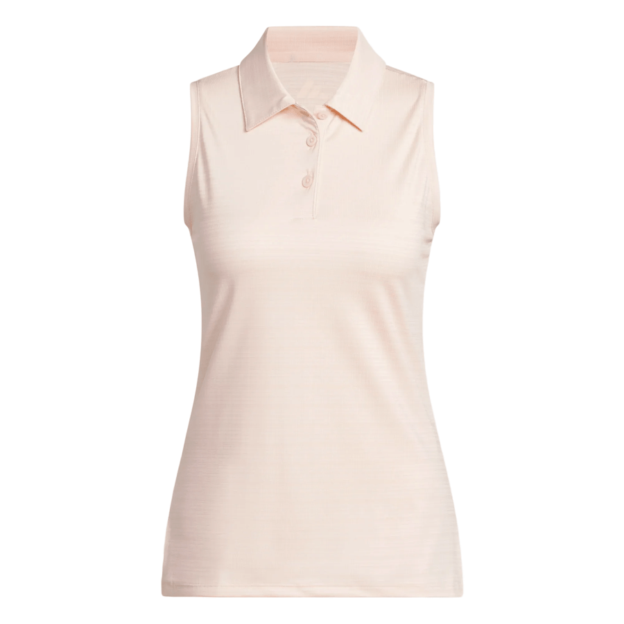 Adidas Polo sans manches Jacquard Ultimate365 pour femme - Rose