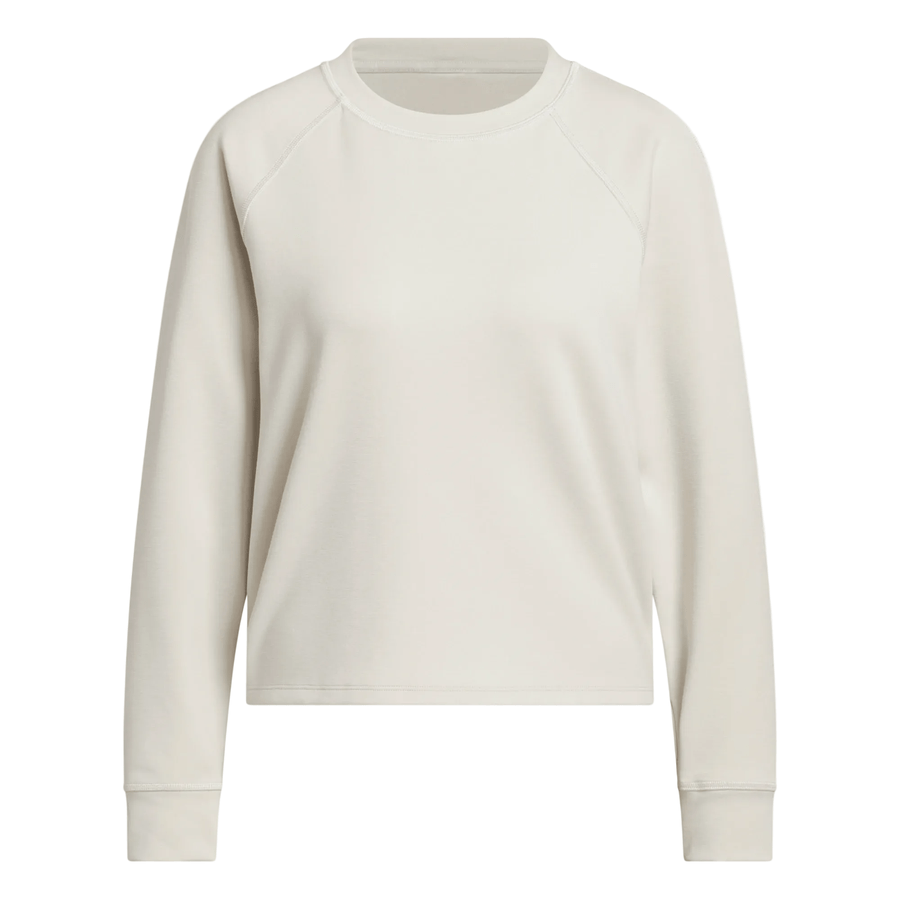 Adidas Ladies Beyond The Course Side-Snap Crew Layer - Beige