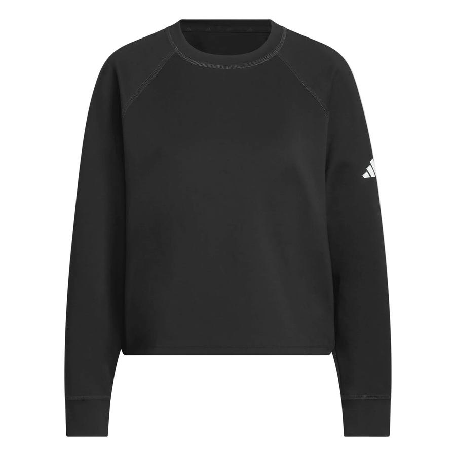 Adidas Ladies Beyond The Course Side-Snap Crew Layer - Black