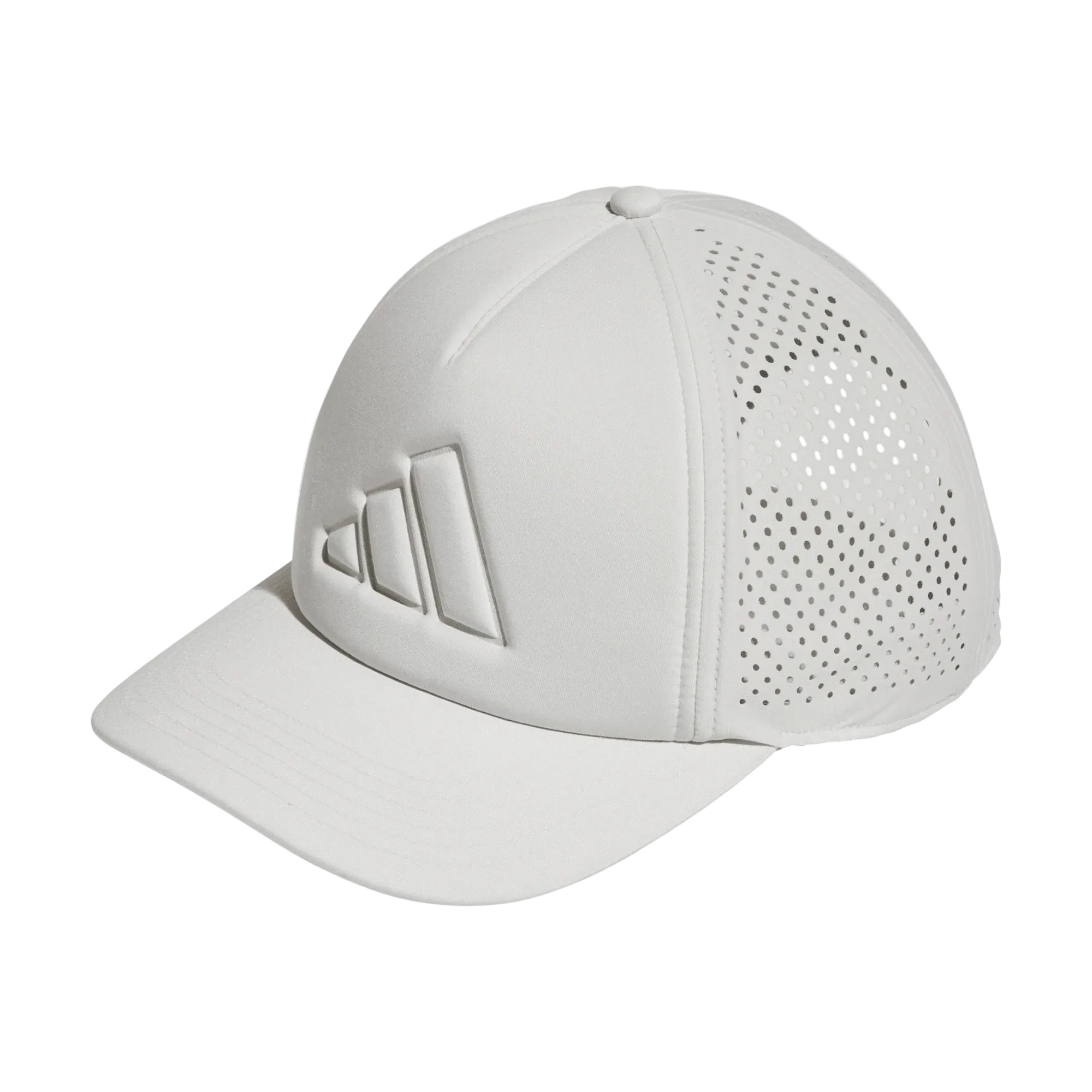 Adidas Stamped Logo Foam Performance Trucker Hat - Grey