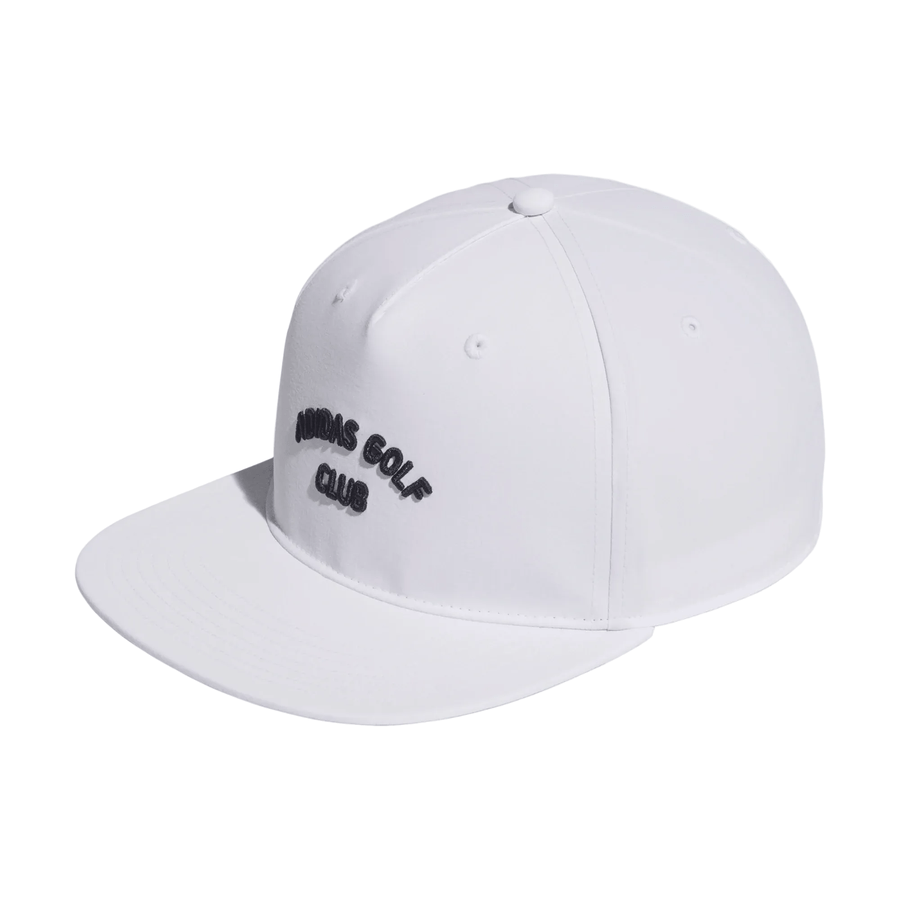 Adidas 5 Panel Crinkled Nylon Hat - White