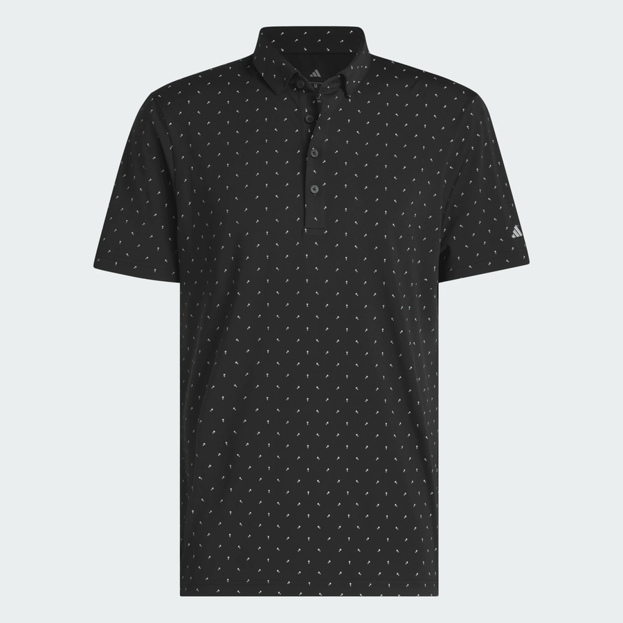 Adidas Ultimate365+ Micro Print Polo Shirt