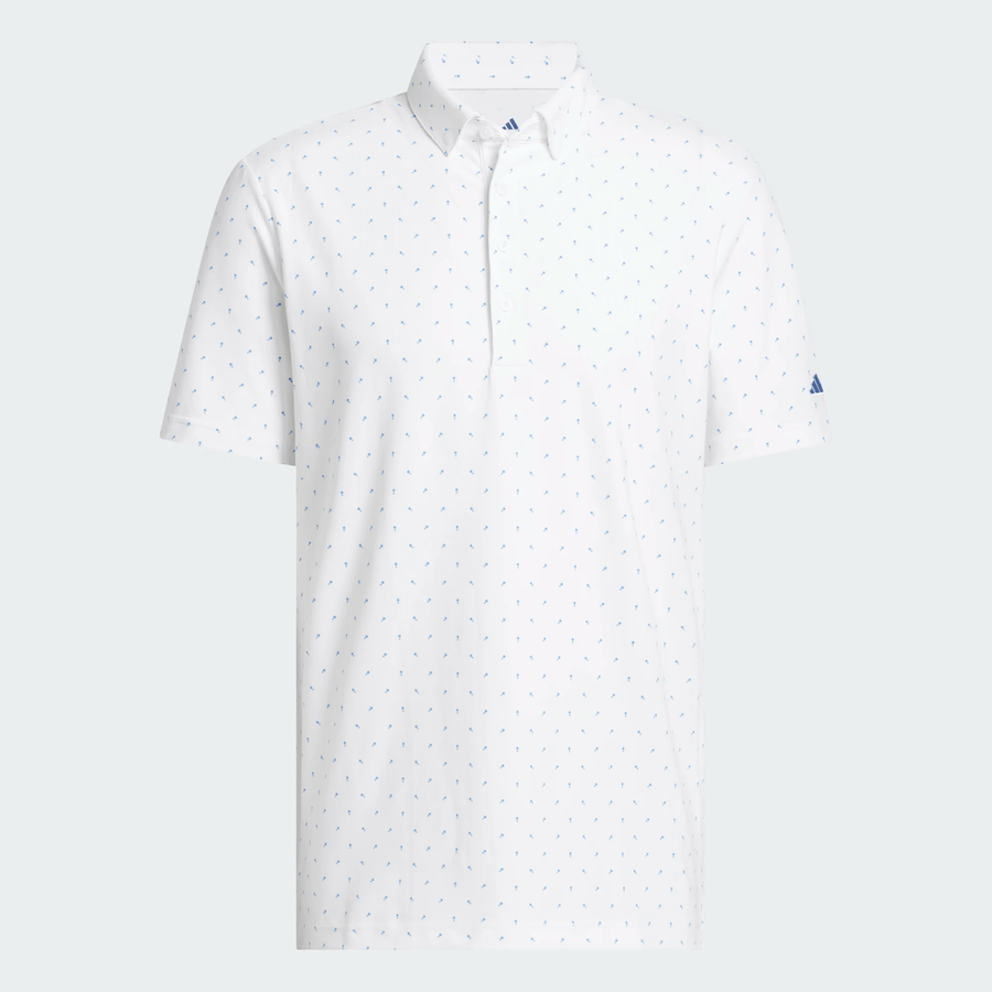 Adidas Ultimate365+ Micro Print Polo Shirt